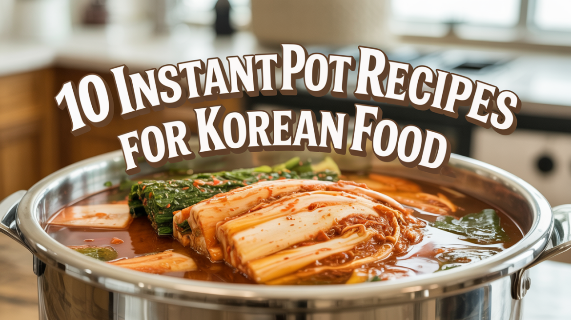 10 Instant Pot Recipes for Korean Food Featured Img