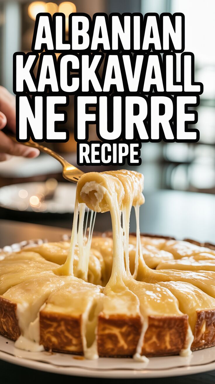 Albanian Kackavall ne furre recipe