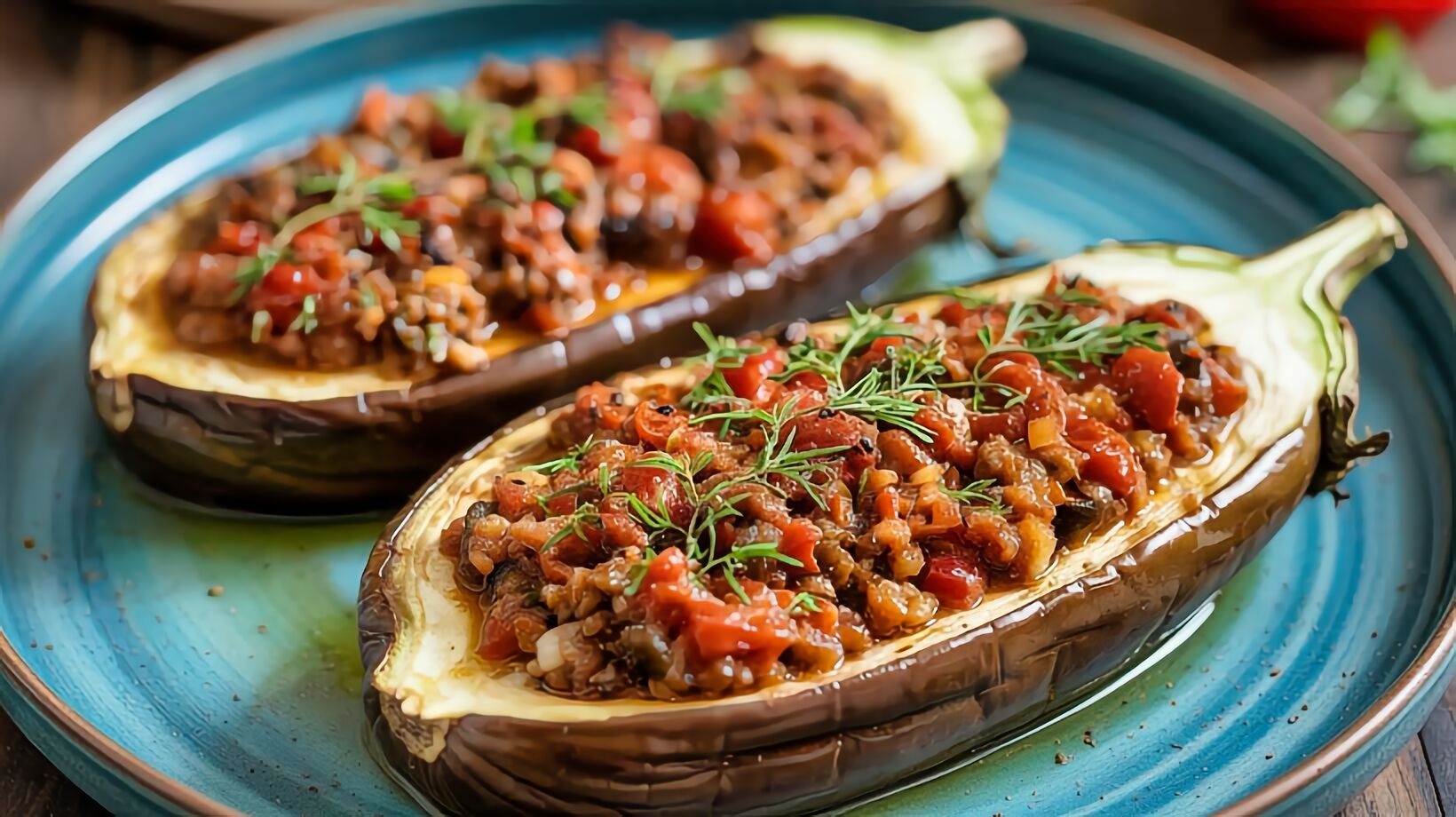 Albanian Patellxhan te mbushur recipe