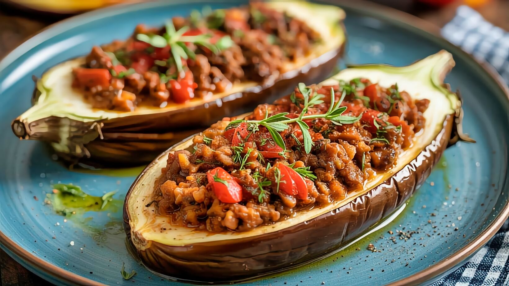 Albanian Patellxhan te mbushur recipe