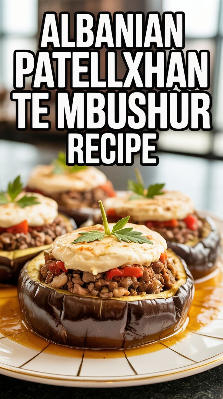Albanian Patellxhan te mbushur recipe
