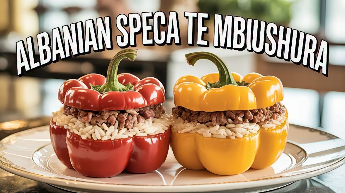 Albanian Speca te mbushura recipe