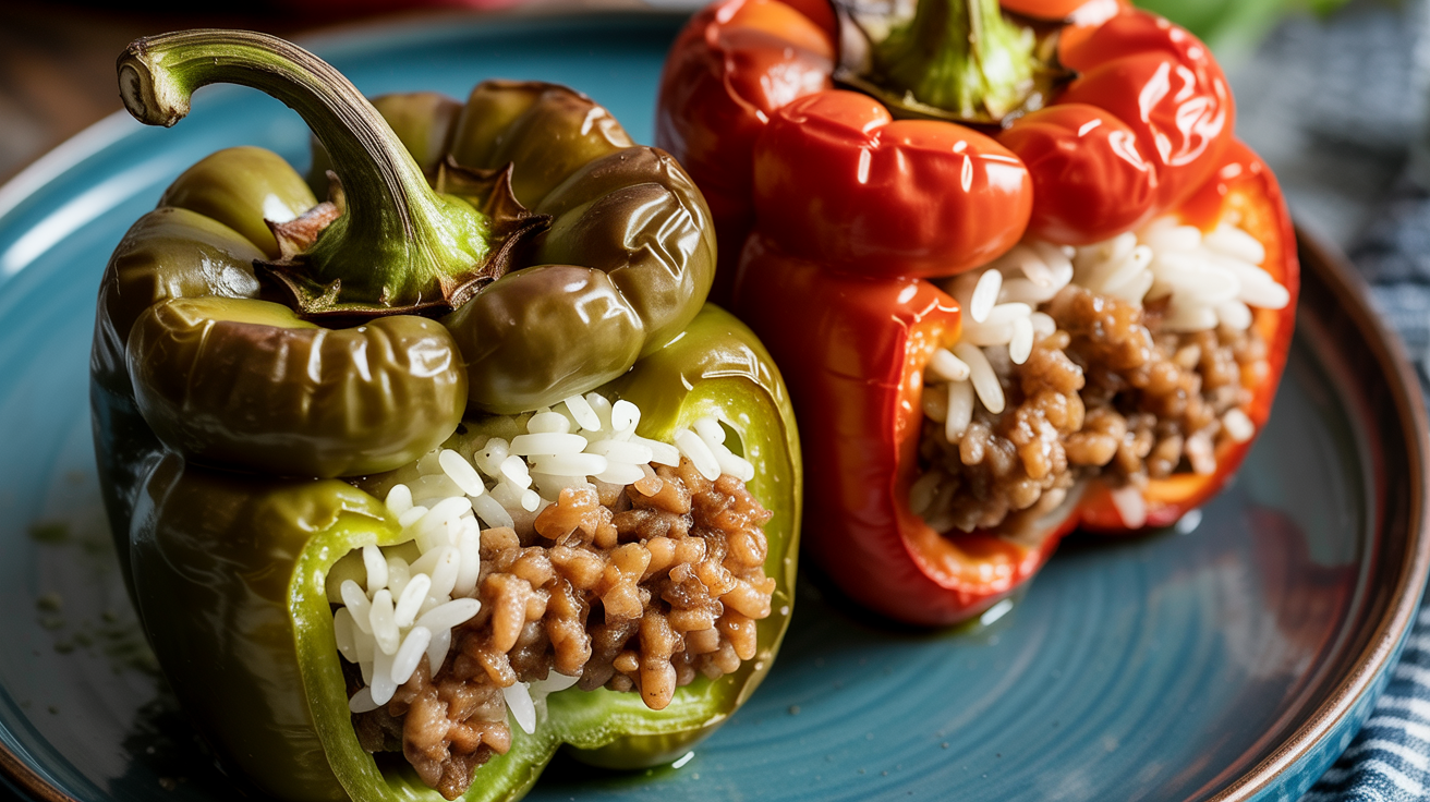 Albanian Speca te mbushura recipe