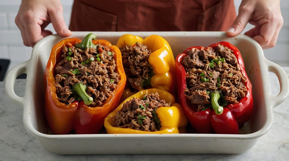 Albanian Speca te mbushura recipe 7