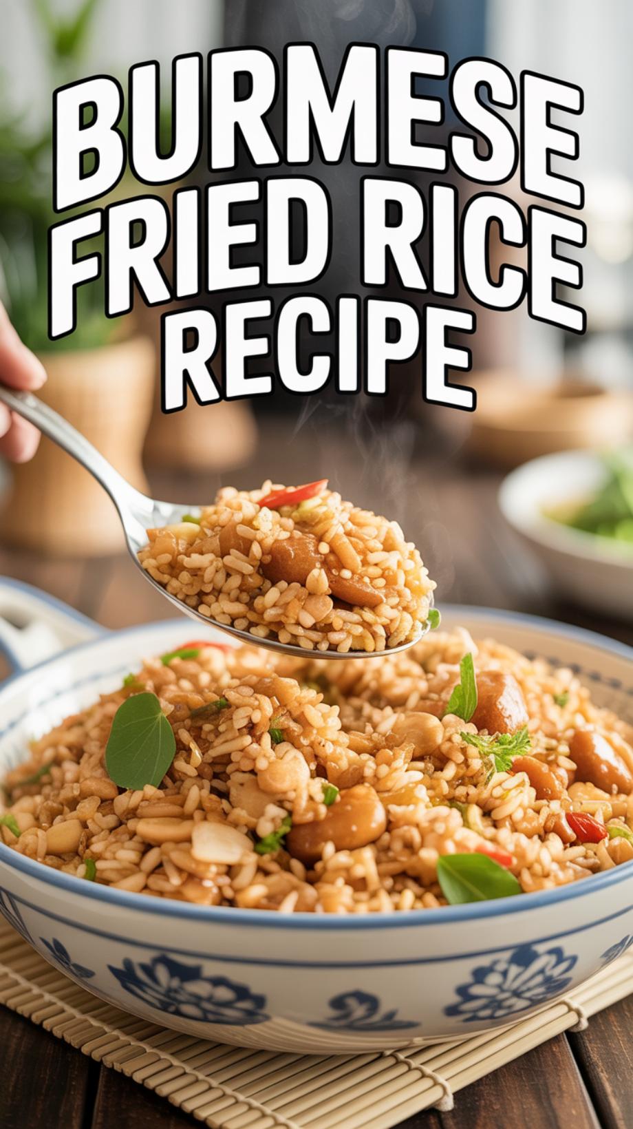 Burmese Fried Rice Recipe