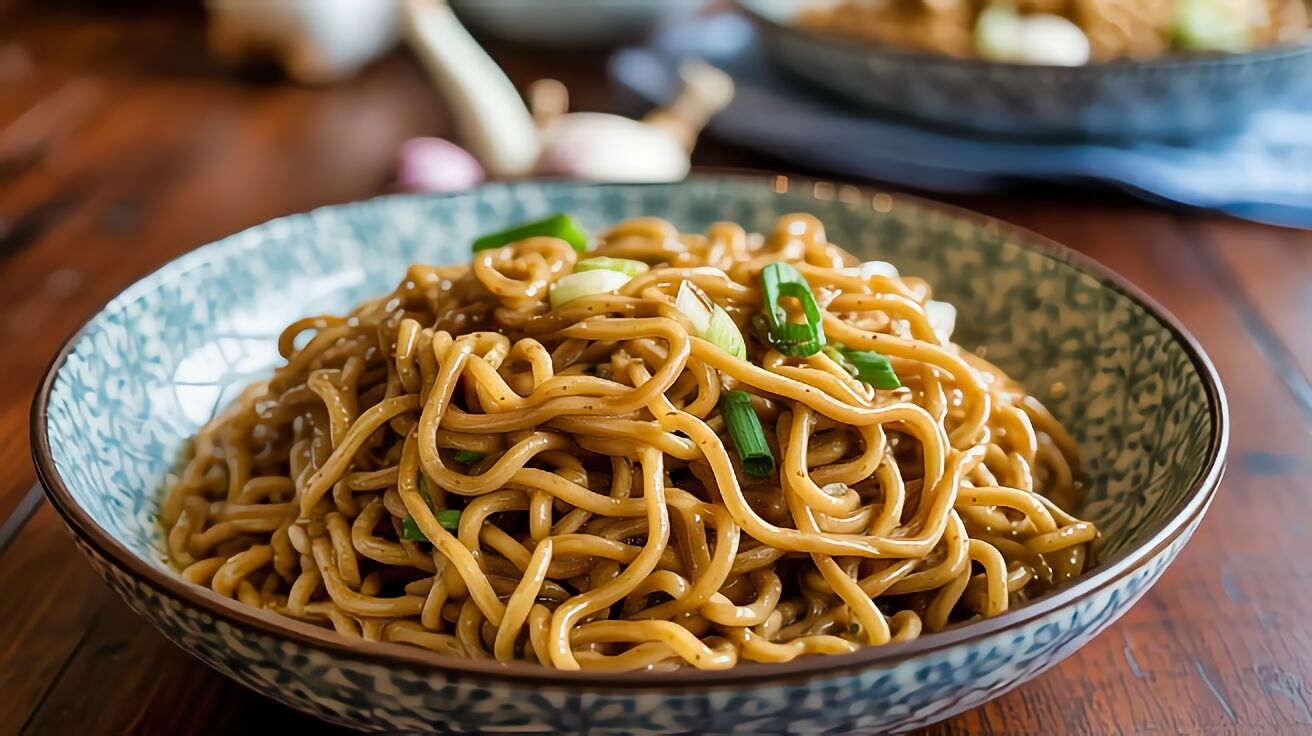 Burmese Garlic Noodles Recipe
