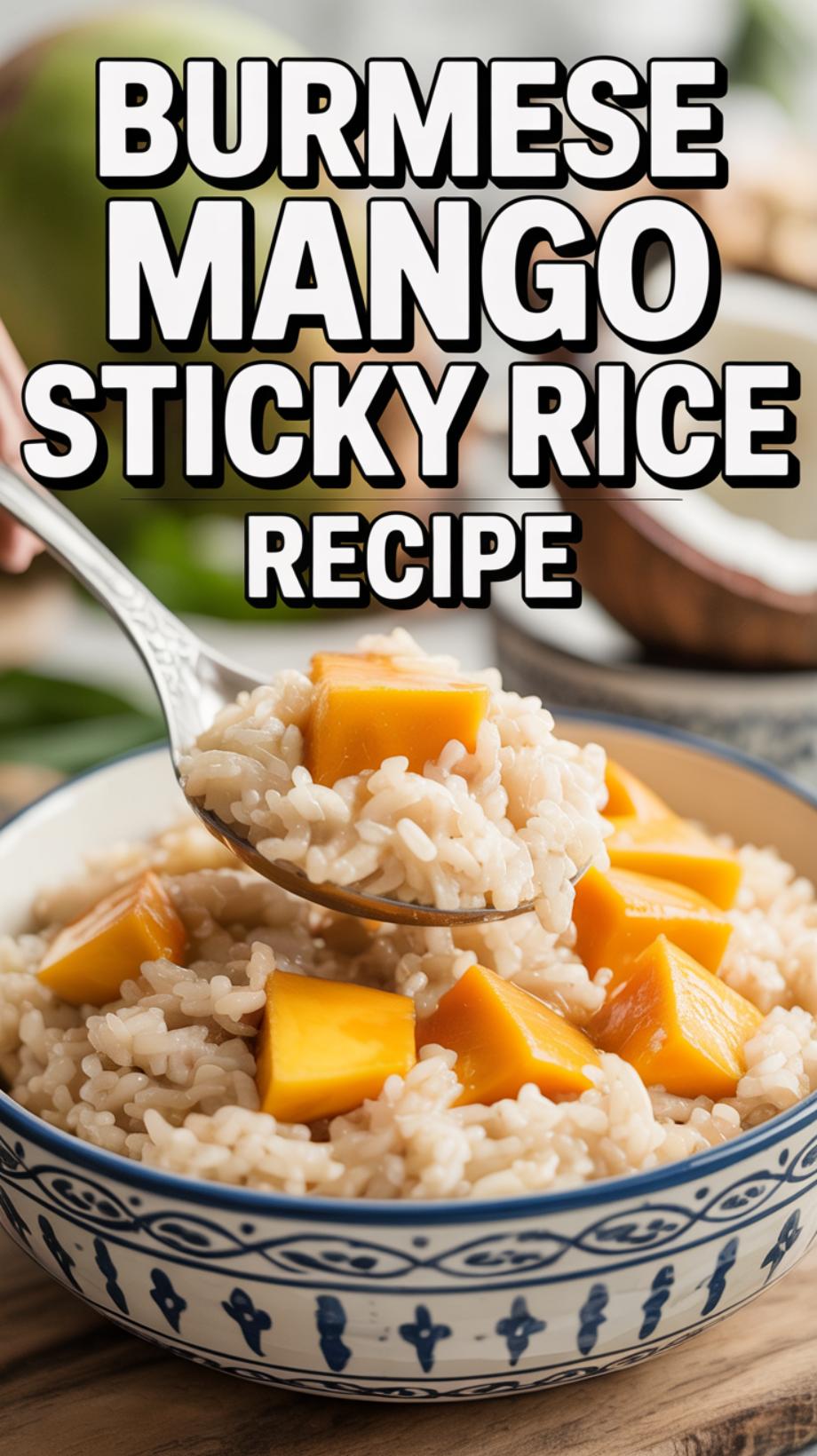 Burmese Mango Sticky Rice Recipe
