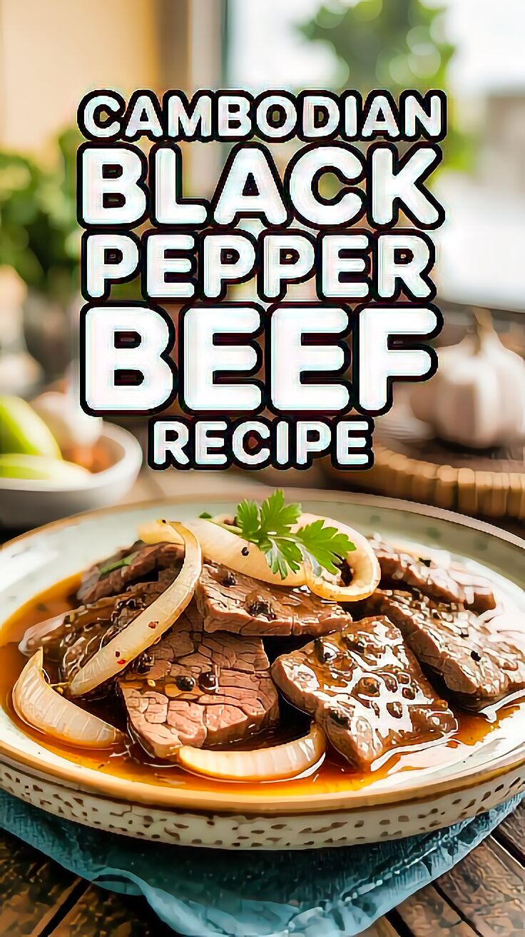 Cambodian Black Pepper Beef Recipe