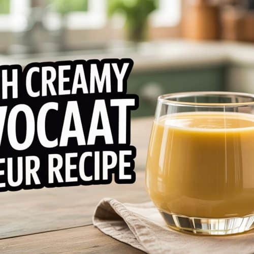 Dutch Advocaat Liqueur Recipe
