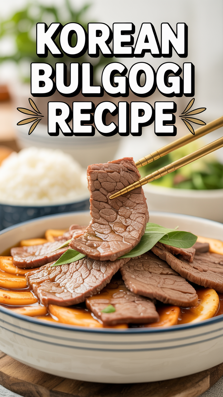 Korean Bulgogi Recipe Pin