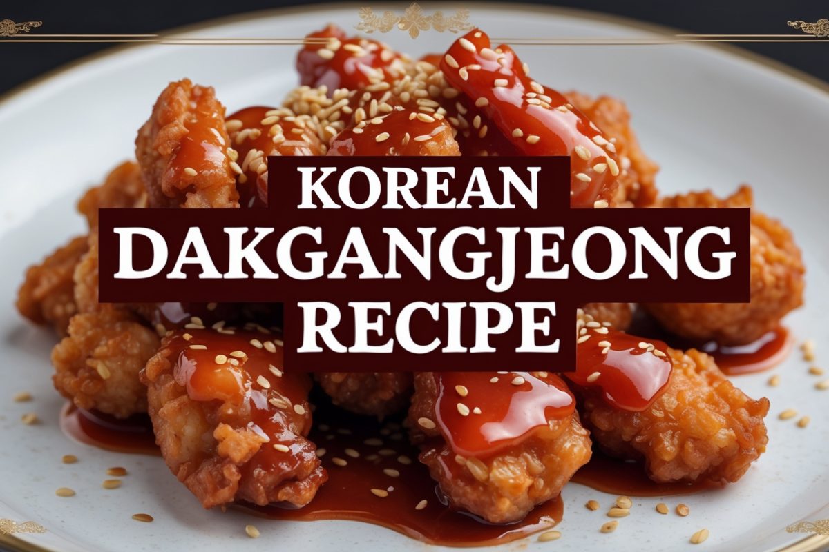 Korean Dakgangjeong Recipe Featured Images
