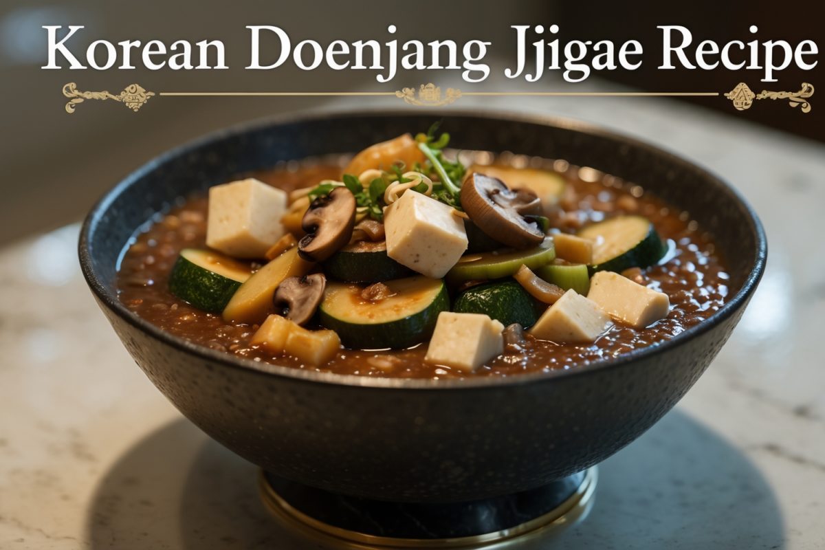 Korean Doenjang Jjigae Recipe Featured Image