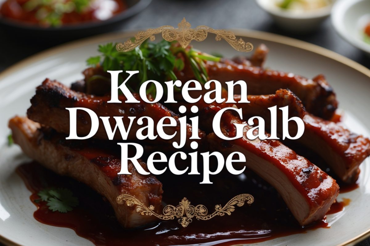 Korean Dwaeji Galb Recipe Featured Image