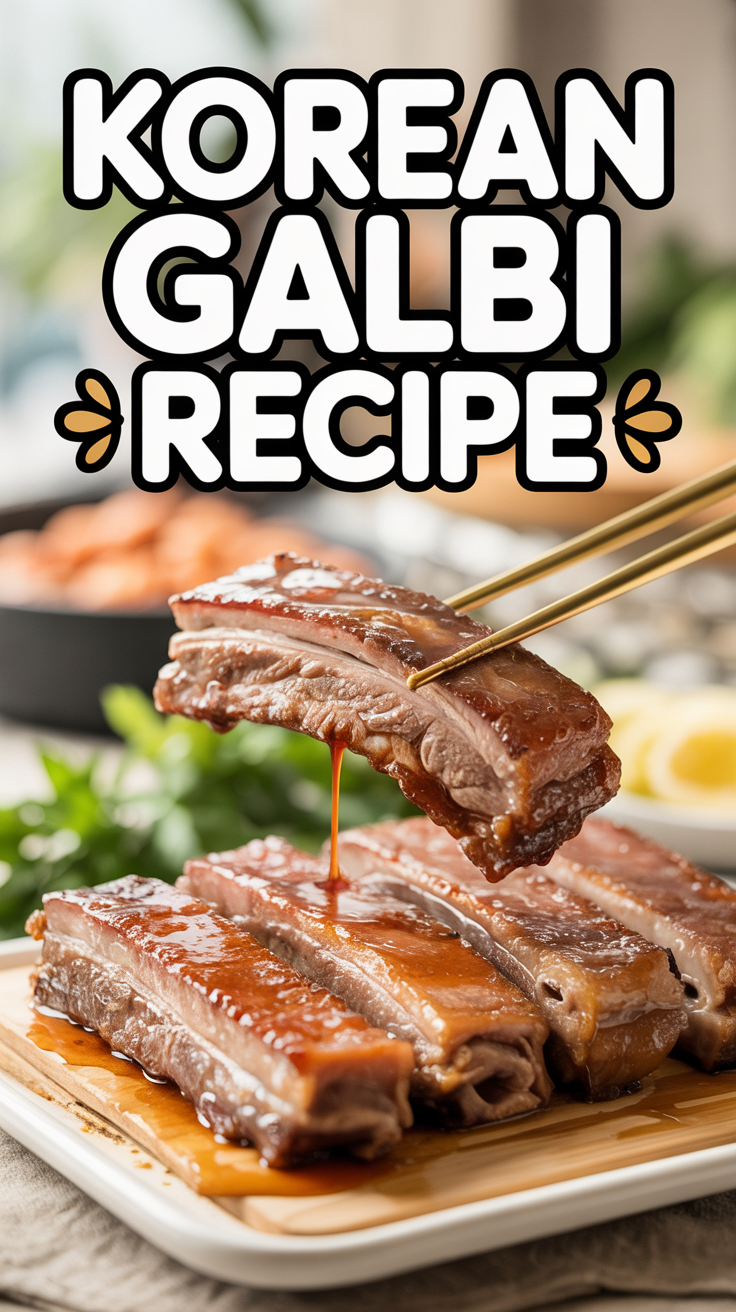 Korean Galbi Recipe Pin