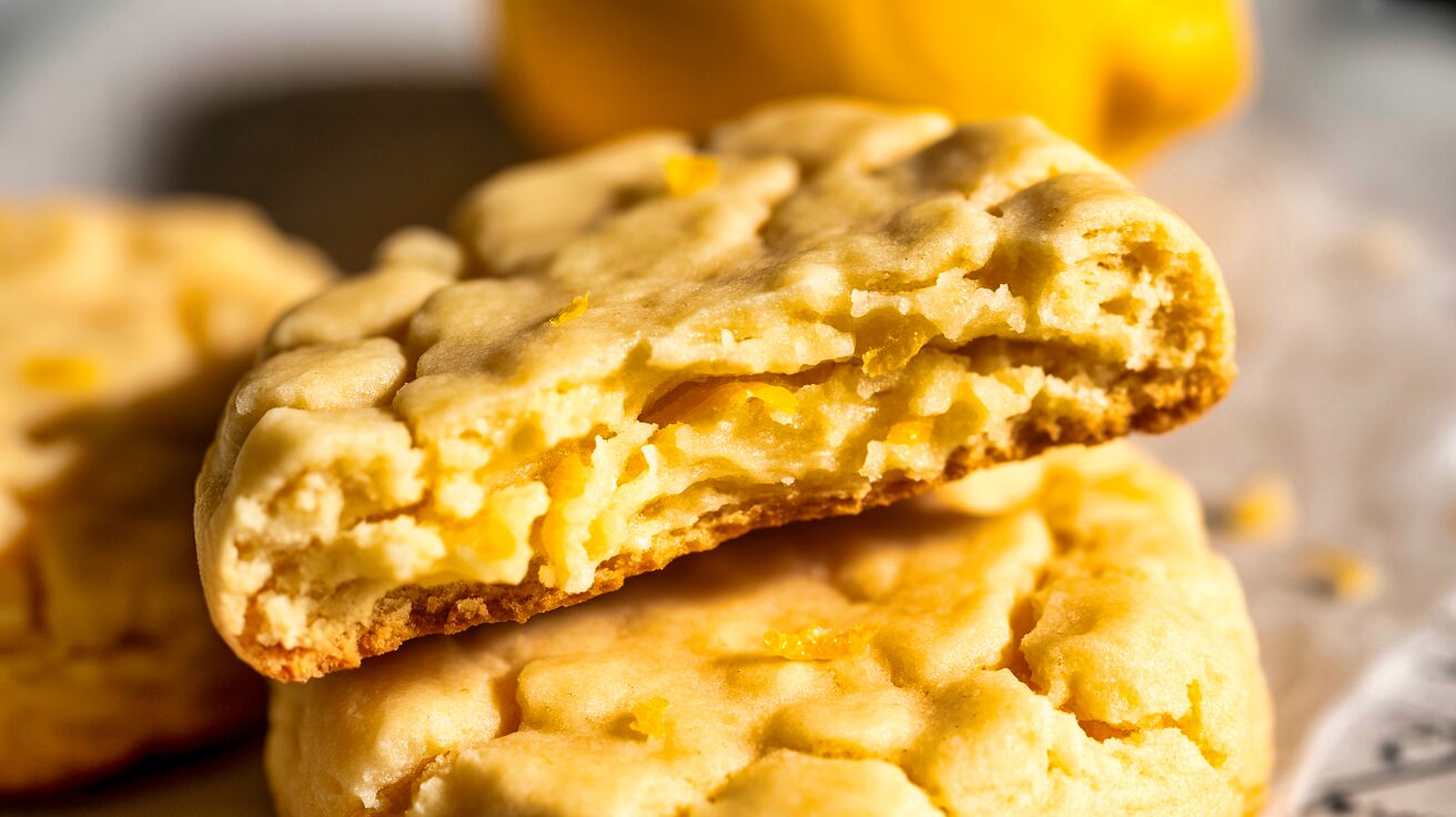 Scottish Lemon Shortbread Cookies Recipe