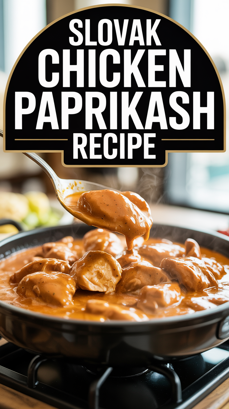 Slovak Chicken Paprikash Recipe