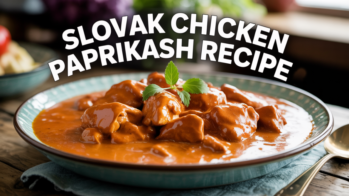 Slovak Chicken Paprikash Recipe Featured Img