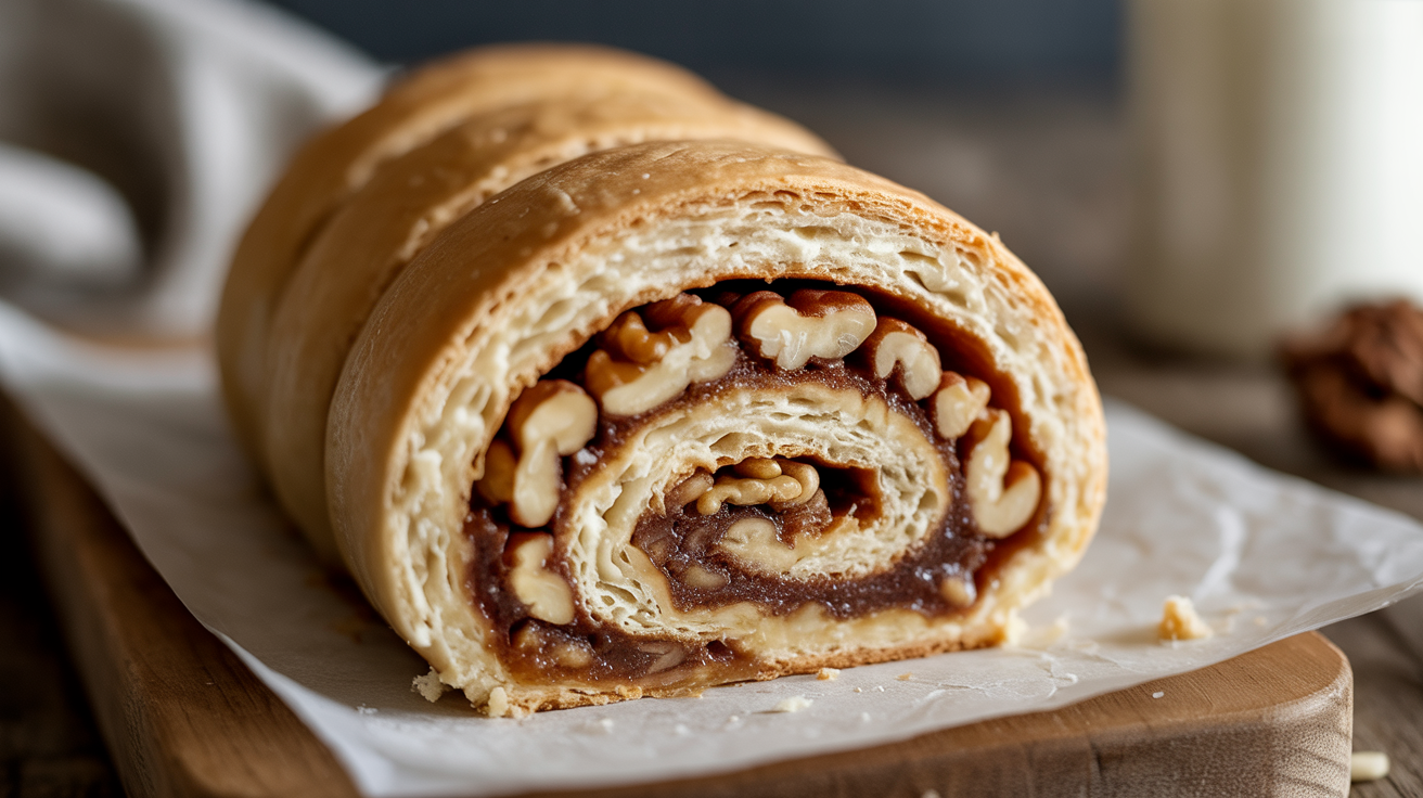 Slovak Nut Roll Recipe (2)