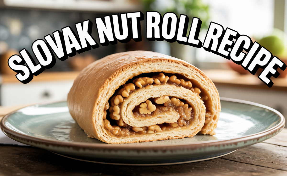 Slovak Nut Roll Recipe Featured Image